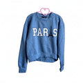 Polerón Paris Estampa Azul Celeste