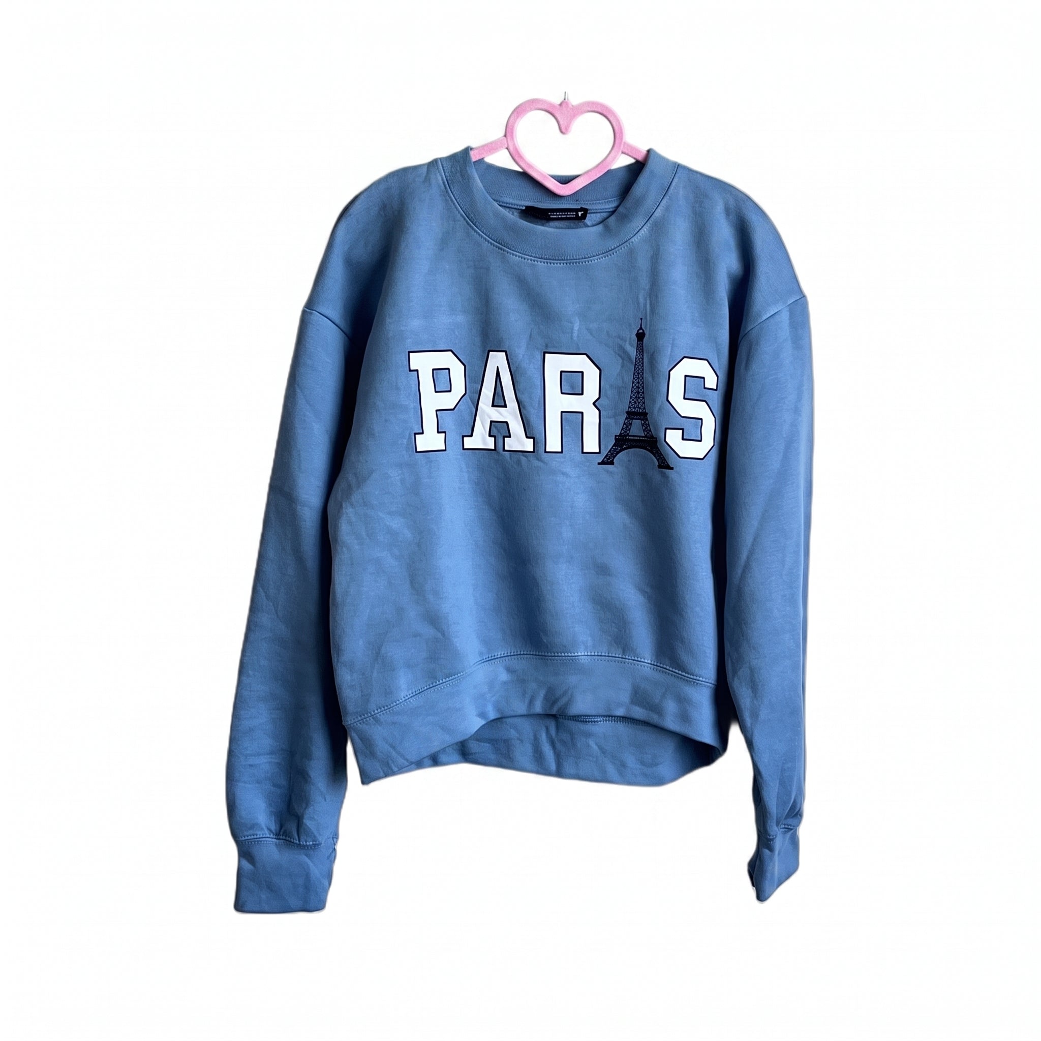 Polerón Paris Estampa Azul Celeste