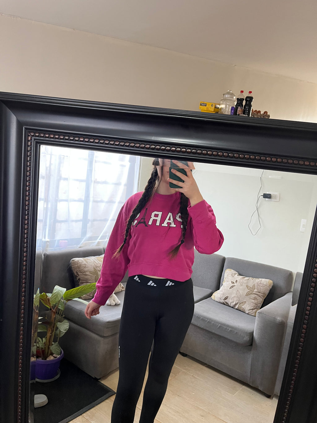 Polerón Paris Estampa Fucsia