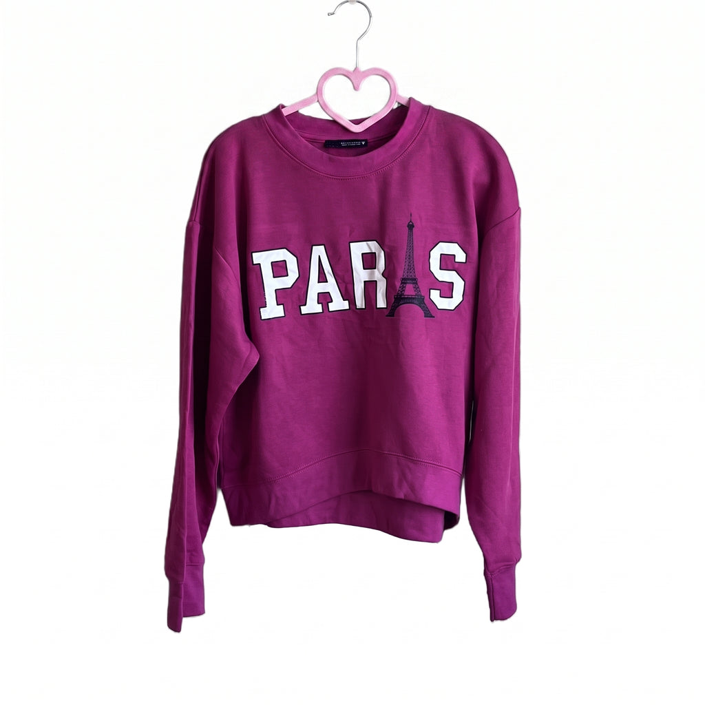 Polerón Paris Estampa Fucsia